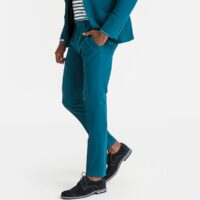 Pantalon de costume slim raccourci Bleu LA REDOUTE COLLECTIONS