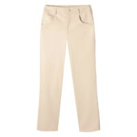 Pantalon droit 5 poches en simili Ivoire;Noir LA REDOUTE COLLECTIONS