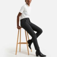 Pantalon droit Claudia Polyneo Gris Foncé FREEMAN T. PORTER