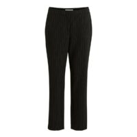 Pantalon droit à rayures Rayé Noir Vila