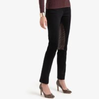 Pantalon droit façon jodhpur Noir Anne weyburn