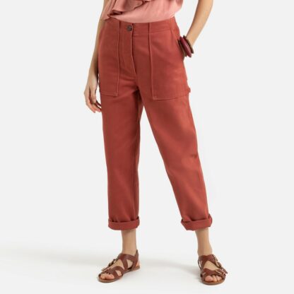 Pantalon droit style charpentier Rouge Brique;Ecru LA REDOUTE COLLECTIONS