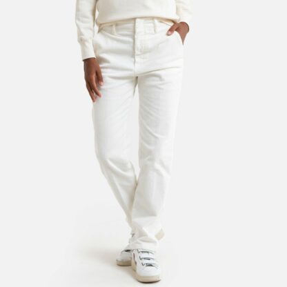 Pantalon droit velours côtelé Rouille;Blanc;Kaki LABDIP