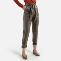 Pantalon fluide lamé Doré GARANCE PARIS