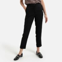 Pantalon fuselé 7/8ème sergé stretch Noir Anne weyburn