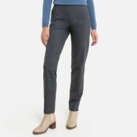 Pantalon fuselé laine majoritaire Gris Chiné Anne weyburn