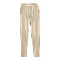 Pantalon large à rayures ANAHI Rayé Beige LABDIP