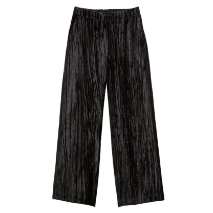 Pantalon large en panne de velours Noir LA REDOUTE COLLECTIONS