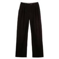 Pantalon large en velours lisse Noir;Plomb LA REDOUTE COLLECTIONS