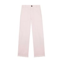 Pantalon large taille haute PRALIN Rose LEON & HARPER