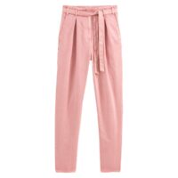 Pantalon large taille haute Rose;Jaune Ocre LA REDOUTE COLLECTIONS