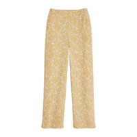 Pantalon large taille haute imprimé floral Imprimé Fleur Jaune LA REDOUTE COLLECTIONS