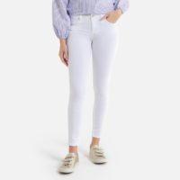 Pantalon slim 7/8 FABULOUS Blanc;Navy LIU JO