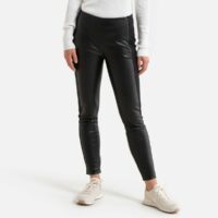 Pantalon slim bi-matière Noir Benetton