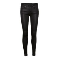 Pantalon slim enduit Longueur 32 Noir Vero Moda