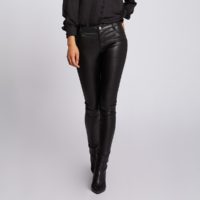 Pantalon slim simili Noir Morgan