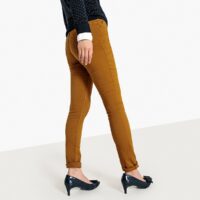 Pantalon slim twill Noir LA REDOUTE COLLECTIONS