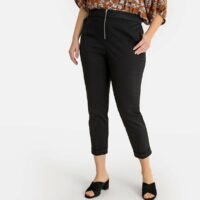 Pantalon slim zippé devant