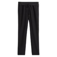 Pantalon style jogging en crêpe souple Noir LA REDOUTE COLLECTIONS