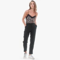 Pantalon tailleur Magy Noir LE TEMPS DES CERISES