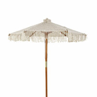 Parasol en macramé beige Puebla Maisons du Monde