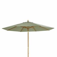 Parasol inclinable en aluminium et toile vert kaki Palma Maisons du Monde