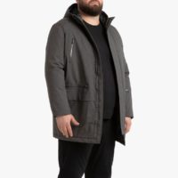 Parka à capuche Gris LA REDOUTE COLLECTIONS PLUS