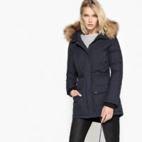 Parka à capuche Marine;Noir Schott