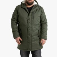 Parka à capuche doublée sherpa Vert Kaki LA REDOUTE COLLECTIONS PLUS