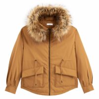 Parka courte zippée