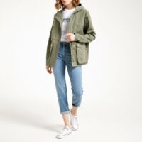 Parka légère courte zippée Beige Clair;Vert Kaki LA REDOUTE COLLECTIONS