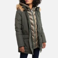 Parka mi-longue JKT Sylvanie W Kaki Schott