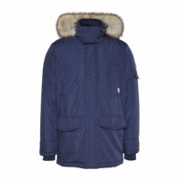 Parka mi-longue à capuche Tech Bleu Marine Tommy Jeans