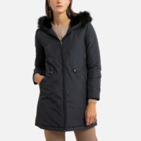 Parka mi-longue à capuche