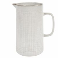 Pichet en faïence gris clair 1.3L Maisons du Monde