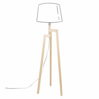 Pied de lampadaire en hévéa clair H132 Maisons du Monde