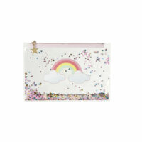 Pochette à paillettes multicolores imprimé arc-en-ciel Maisons du Monde