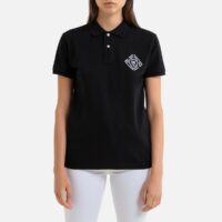 Polo à manches courtes et broderie Noir Polo Ralph Lauren