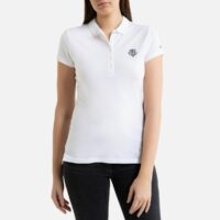 Polo col polo à manches courtes Gris;Blanc Tommy Hilfiger