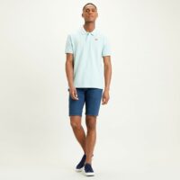 Polo droit maille piquée logo Chesthit Vert D'Eau Levi's