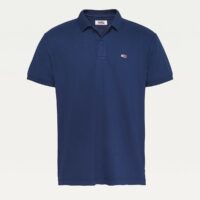 Polo droit maille piquée stretch Classics Rouge - Blanc - Bleu Marine Tommy Jeans