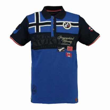 Polo en maille piquée Klipo Blanc - Rouge - Bleu Marine - Taupe geographical norway