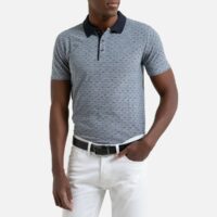 Polo fantaisie en maille piquée Bleu LA REDOUTE COLLECTIONS