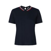 Polo manches courtes Bleu Marine;Blanc Tommy Hilfiger