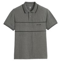 Polo manches courtes Gris Chiné LA REDOUTE COLLECTIONS