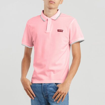 Polo manches courtes POLO MODERN Rose Pale Levi's