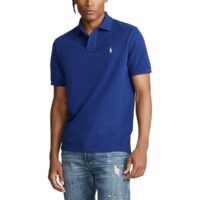 Polo slim en maille piquée Bleu Chiné - Noir - Blanc - Bleu Marine Polo Ralph Lauren