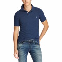 Polo slim en maille piquée Gris Foncé Polo Ralph Lauren