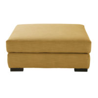 Pouf de canapé jaune moutarde Terence Maisons du Monde