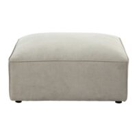 Pouf de canapé modulable en tissu beige Malo Maisons du Monde